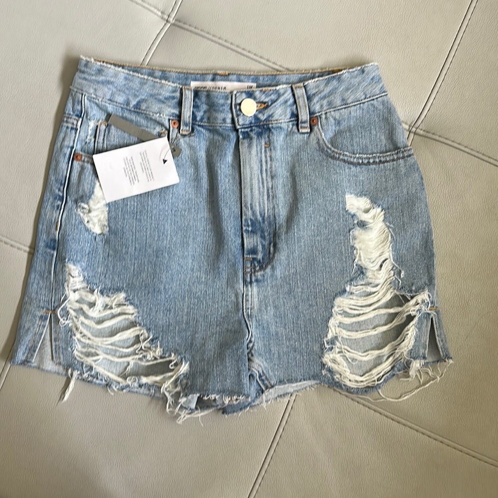 Denim shorts